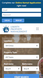 Mobile Screenshot of libertypropertymanagement.com